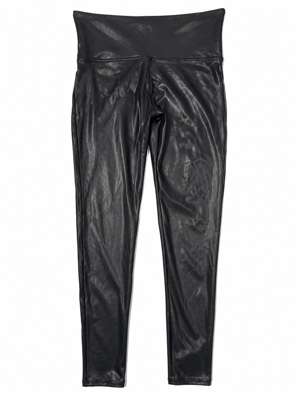 SPANX faux leather leggings sz L